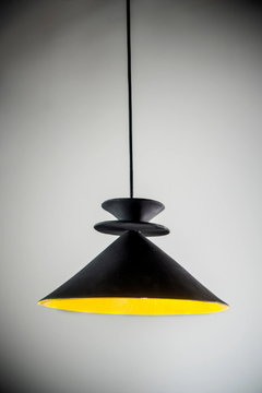 BLACK GAUARGI - LED handmade ceramic pendant lamp by ICI ET LÀ - view 3